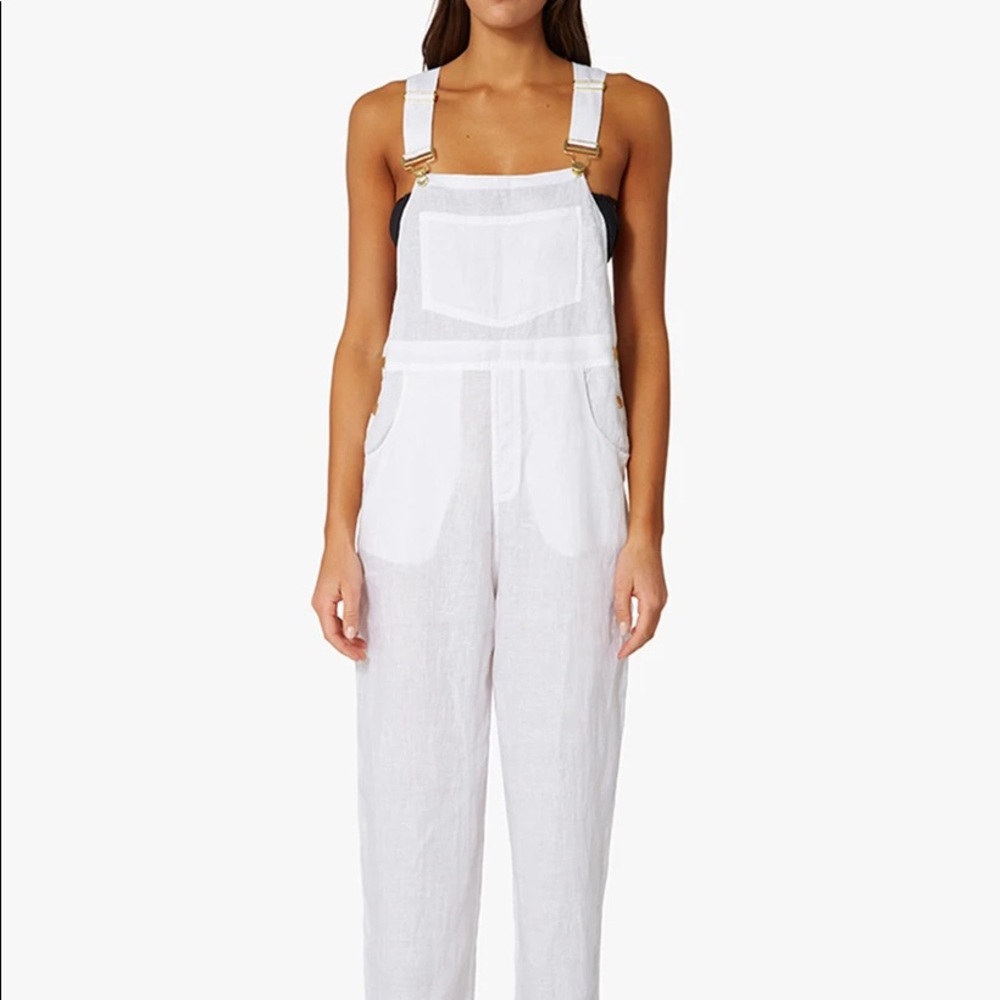 Weworewhat linen white overalls